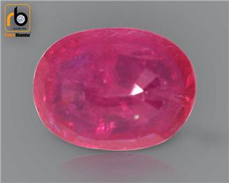 NATURAL RUBY (MANAK) (HEATED & TREATED) (MH) 1.81 CRT ( 29323 )